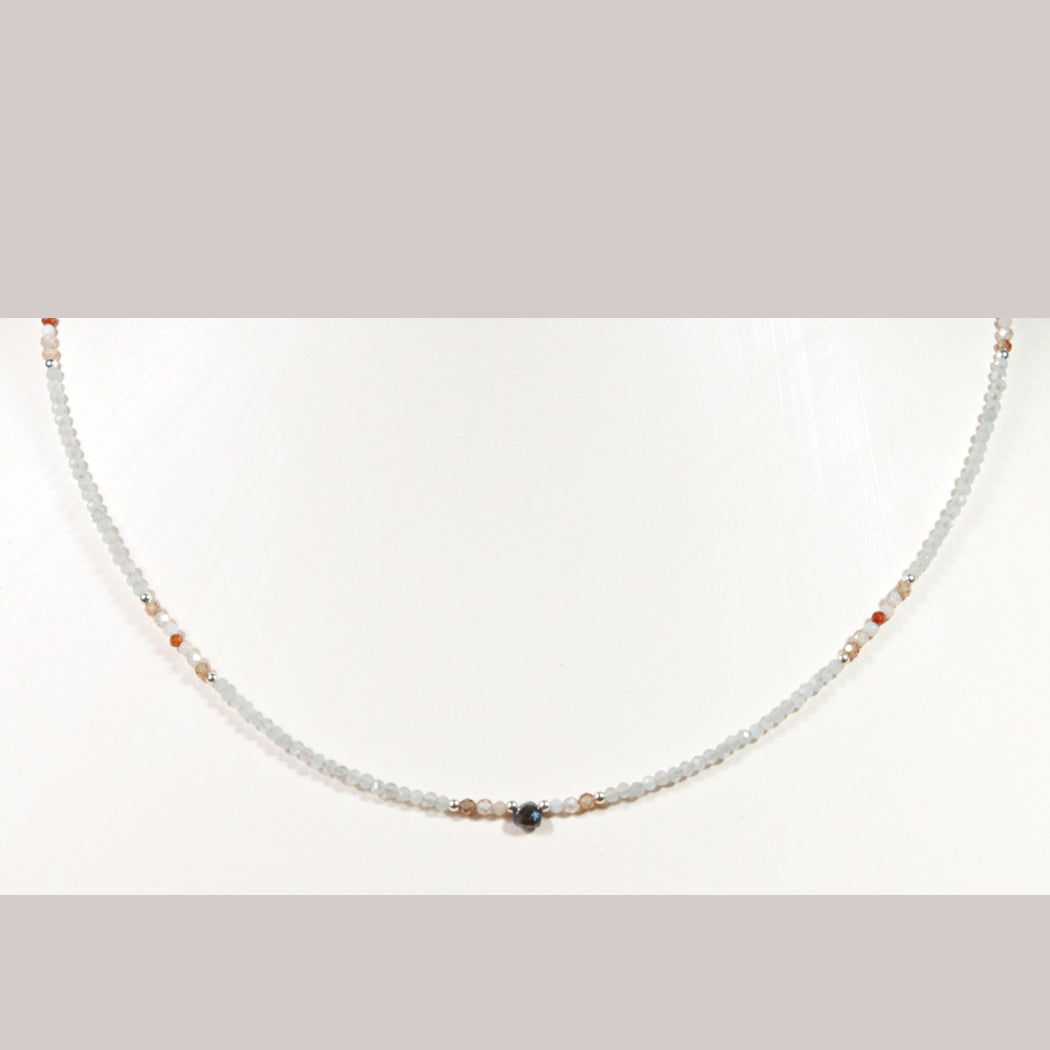 AN1002 Labradorite Kette