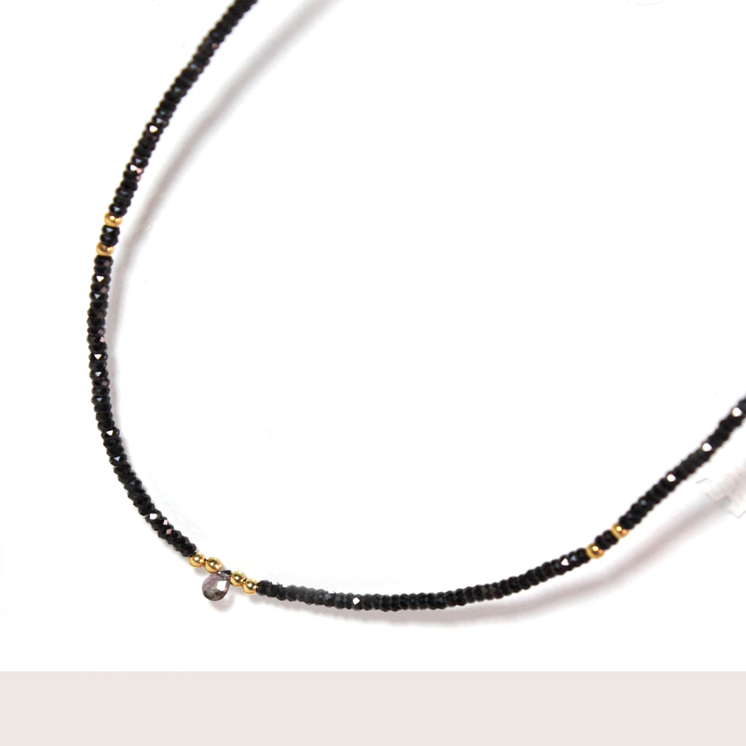 AN1003 Spinell-Saphir Kette