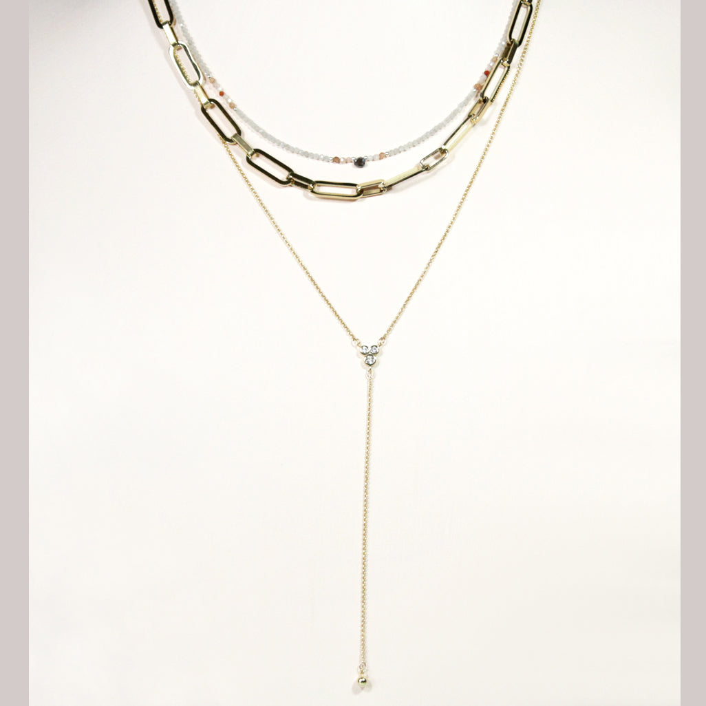 AN1002 Labradorite Kette